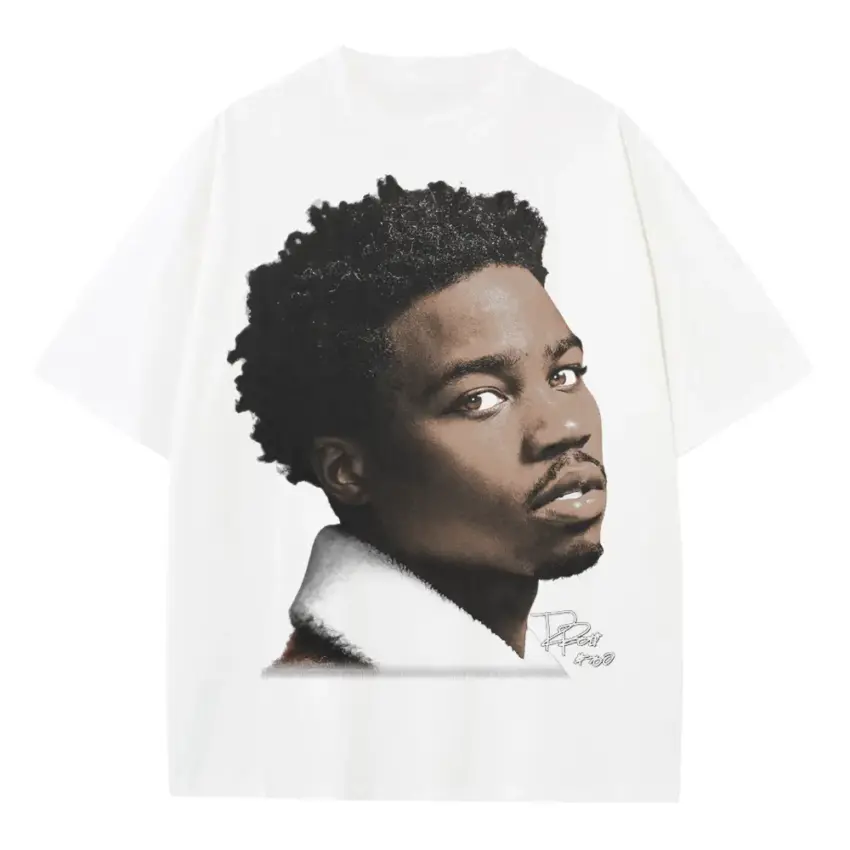 The Box Star Heavyweight Oversized White Graphic Tee