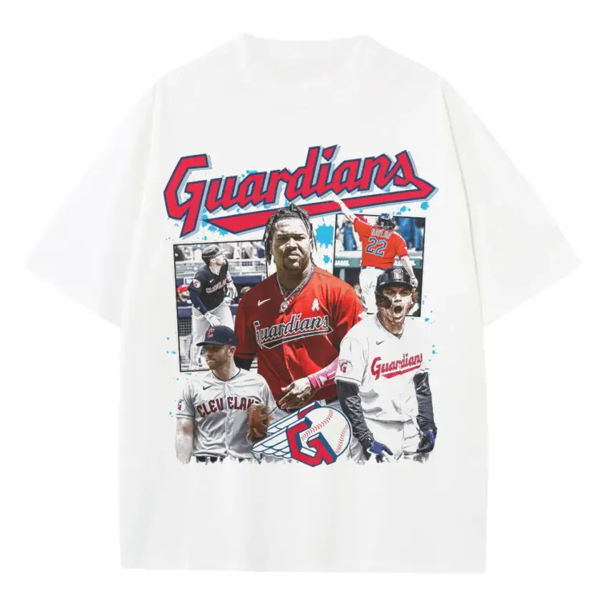 Guardians Of The Land Heavyweight Oversized White Graphic Tee