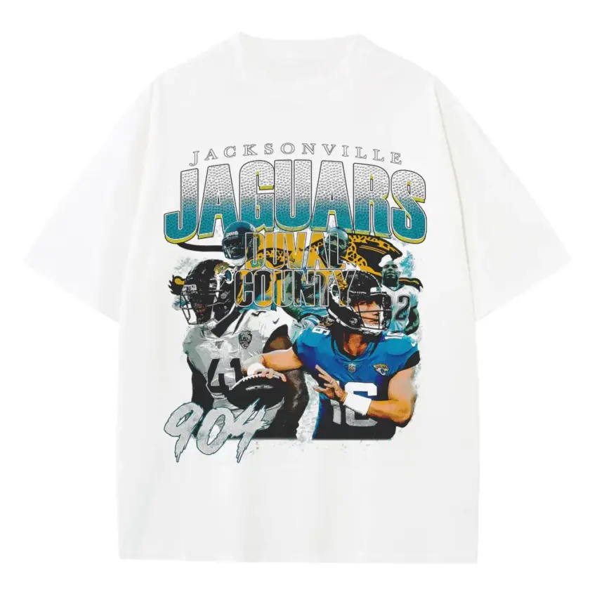 Jacksonville Prowl Heavyweight Oversized White Graphic Tee