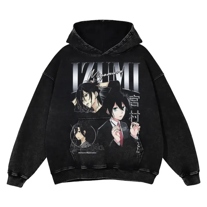 Ten Shadows Technique Aicd Wash Oversized Hoodie