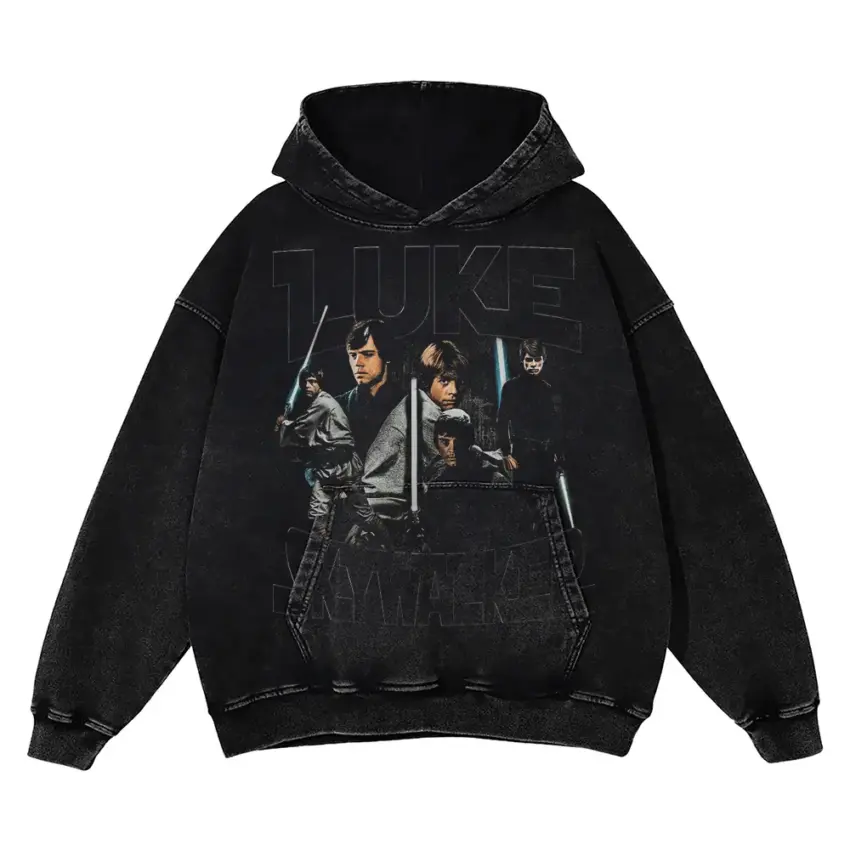 A New Hope Aicd Wash Oversized Hoodie