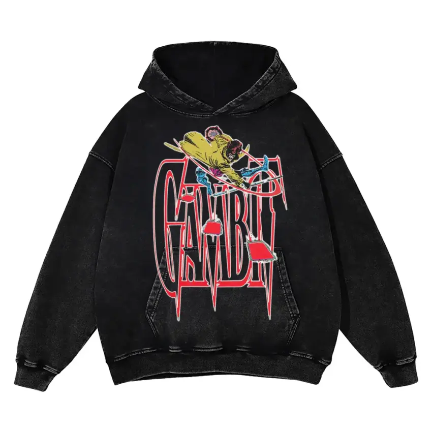 Ode To Lasagna Aicd Wash Oversized Hoodie