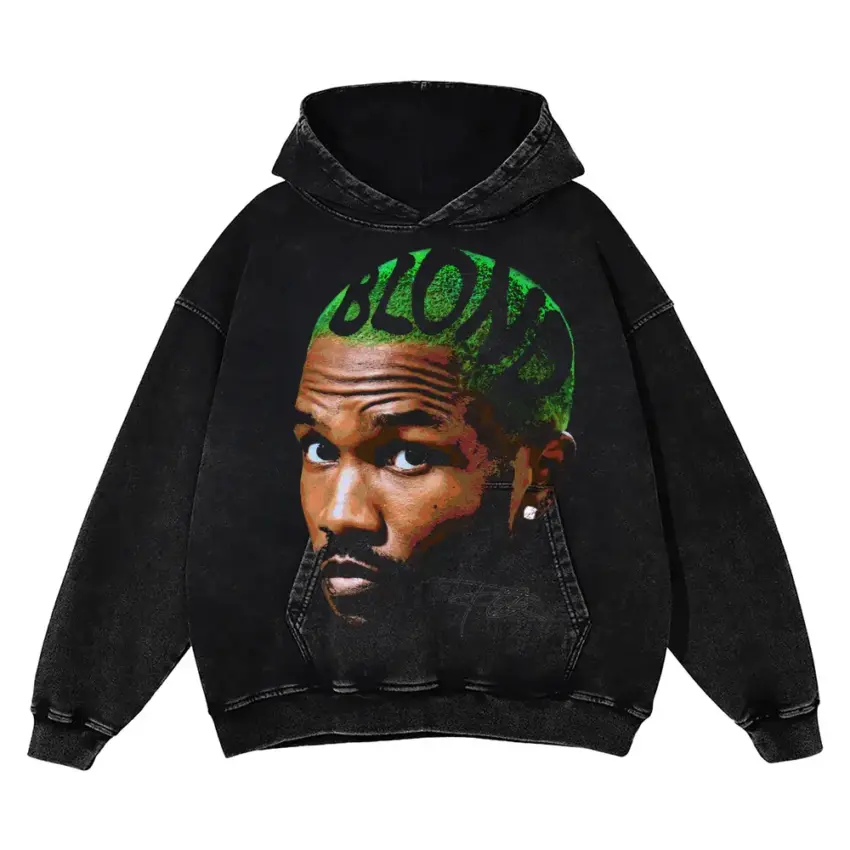 Blonde Era Aicd Wash Oversized Hoodie
