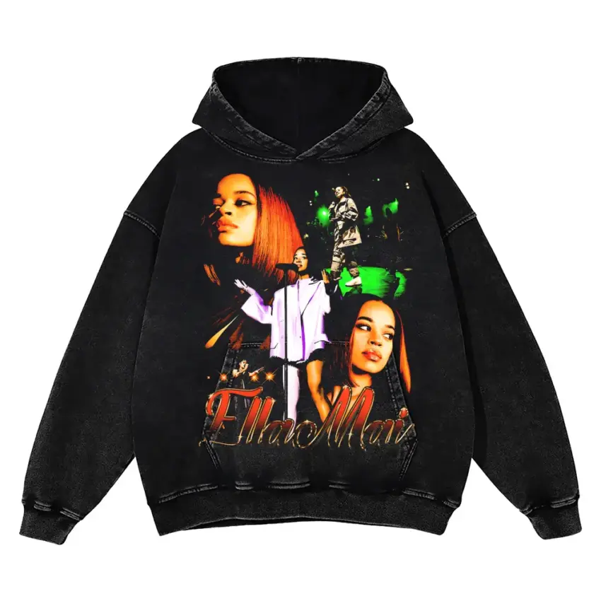Bood Up Aicd Wash Oversized Hoodie
