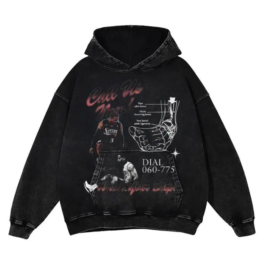Certified Lover Boy Aicd Wash Oversized Hoodie