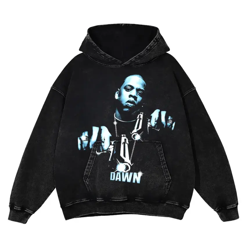Dawn FM Aicd Wash Oversized Hoodie