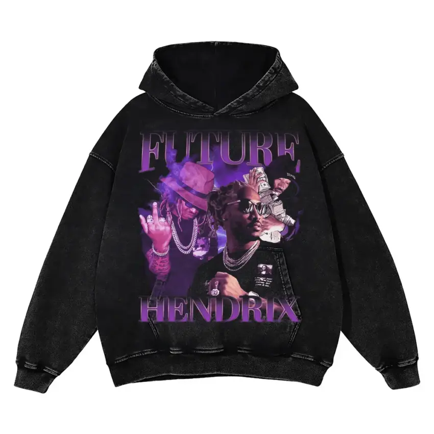 Future Hndrxx Voodoo Aicd Wash Oversized Hoodie