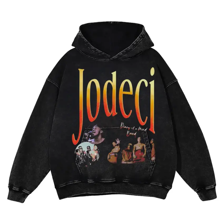 Jodeci Diary Of A Mad Band Aicd Wash Oversized Hoodie
