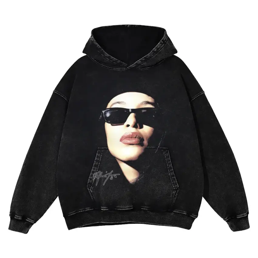 Motomami Aicd Wash Oversized Hoodie