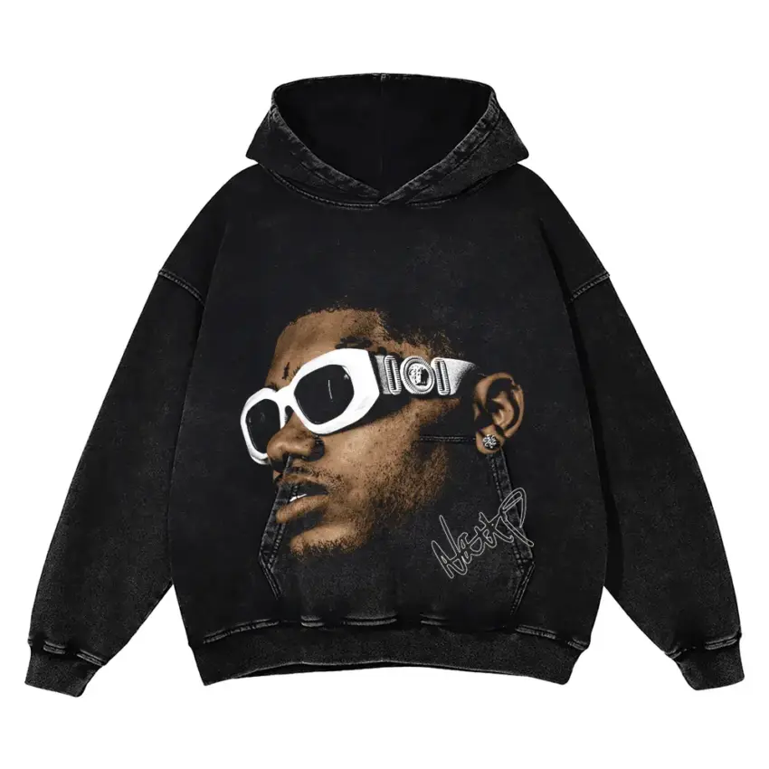 Project X Aicd Wash Oversized Hoodie