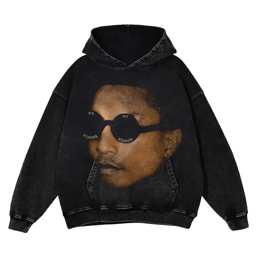 Skateboard P Aicd Wash Oversized Hoodie