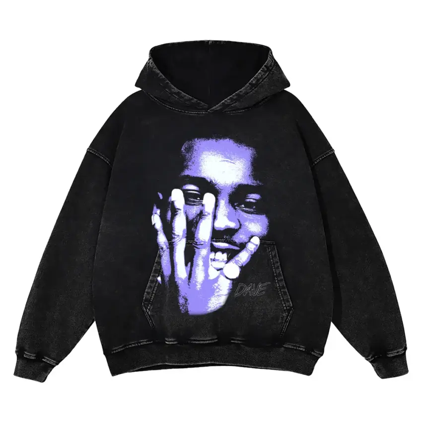 Vamp Anthem Aicd Wash Oversized Hoodie