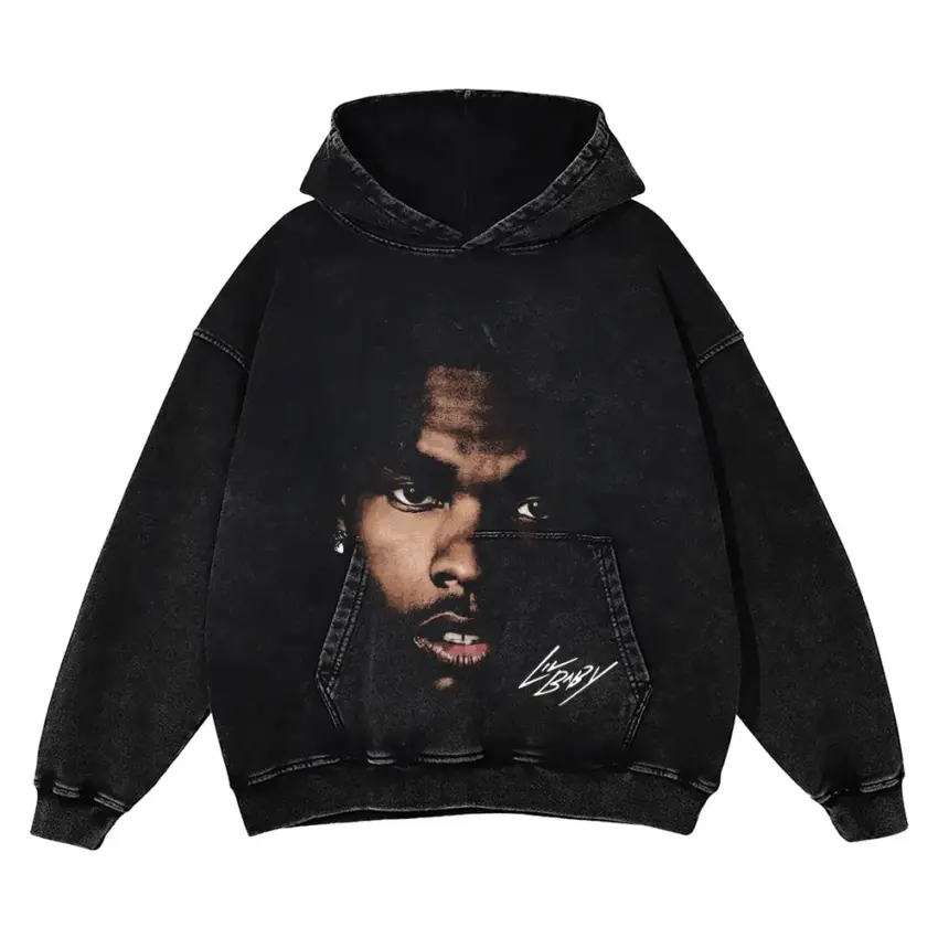 Voice Of The Heroes Aicd Wash Oversized Hoodie