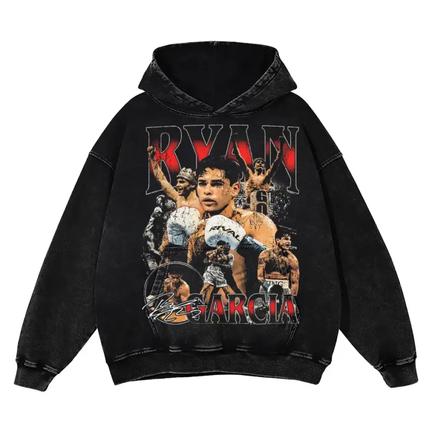 Ryan Garcia King Ryan Aicd Wash Oversized Hoodie