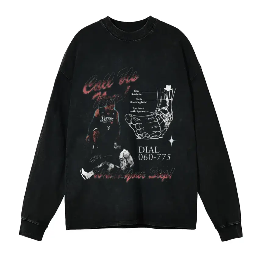 Certified Lover Boy Aicd Wash Oversized Long Sleeve Shirt