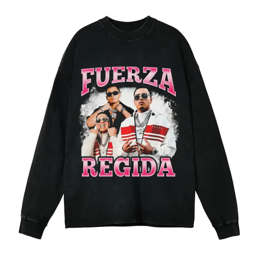 Fuerza Regida Otro Pedo Aicd Wash Oversized Long Sleeve Shirt