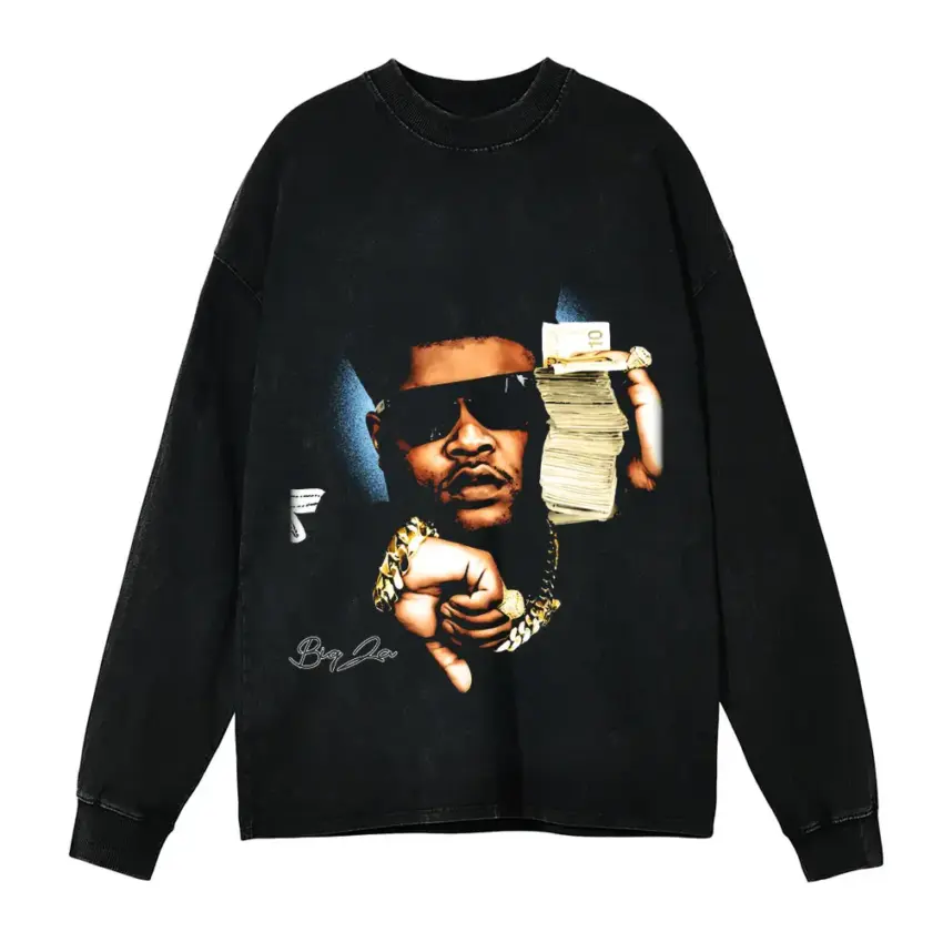 Reasonable Doubt Aicd Wash Oversized Long Sleeve Shirt
