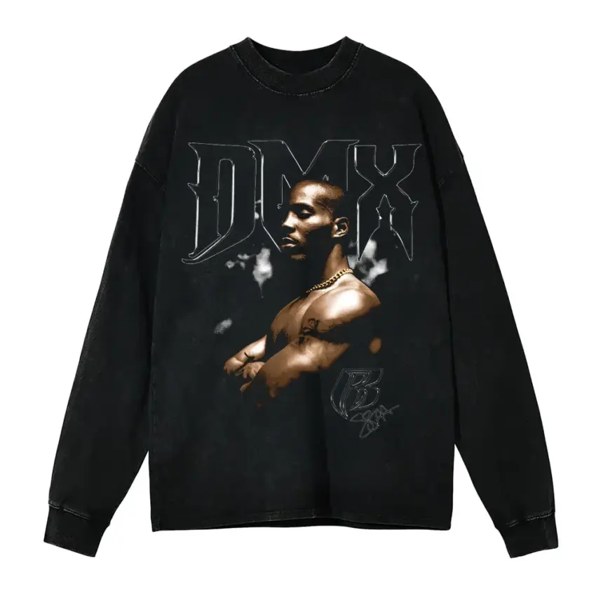 Ruff Ryders Anthem Aicd Wash Oversized Long Sleeve Shirt