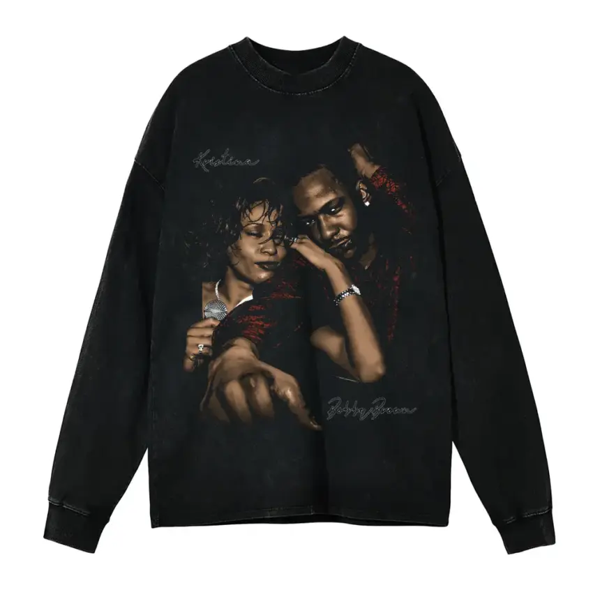 The Off Season Aicd Wash Oversized Long Sleeve Shirt