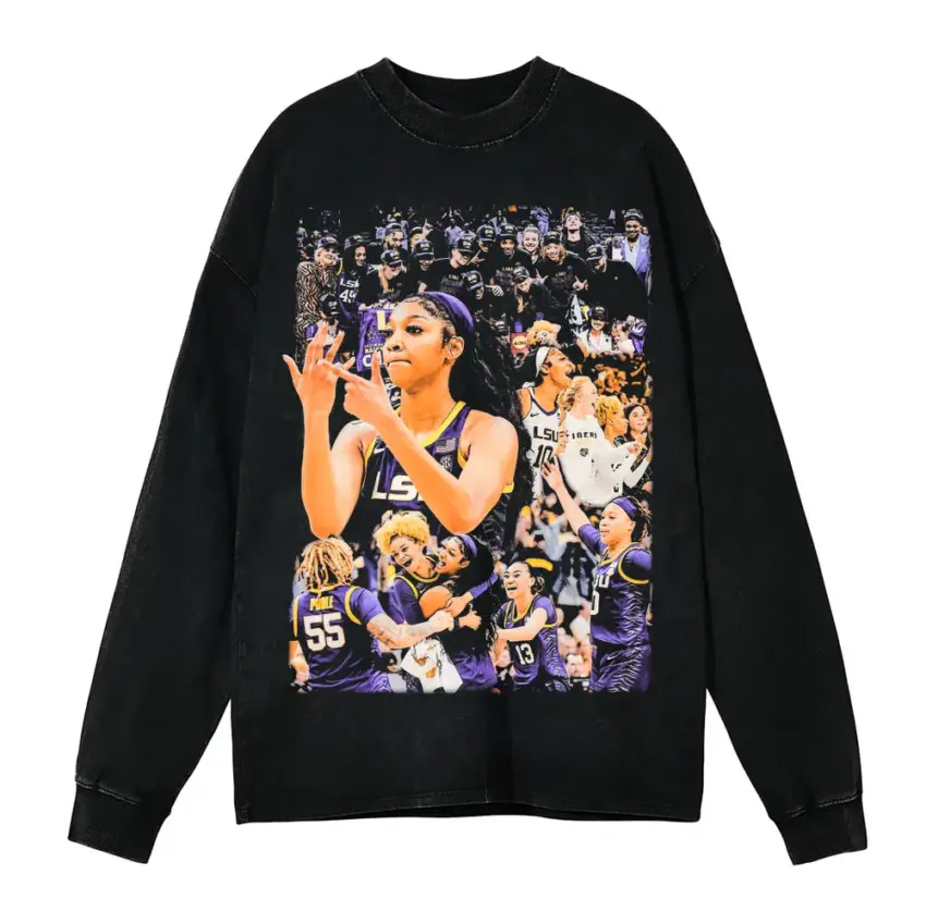 Courtside Calm Aicd Wash Oversized Long Sleeve Shirt
