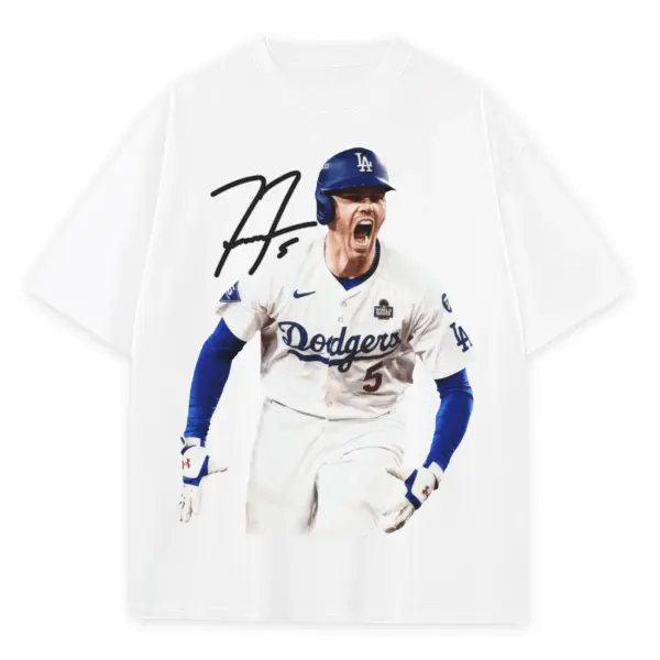Retro Black x Freddie Freeman 'Dodgers' Heavyweight Tee - White