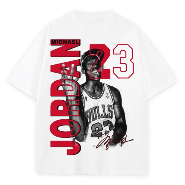 Retro Red x Michael Jordan 'Trophy Cigar' Heavyweight Tee - White