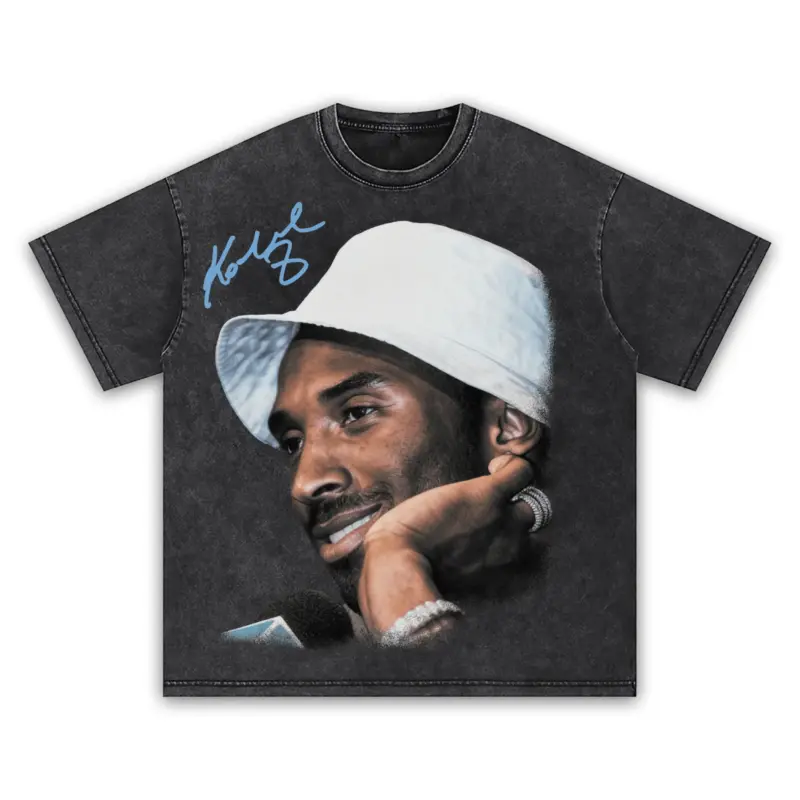 University Blue x Kobe Bryant 'Bucket Hat' Vintage Acid Wash Tee