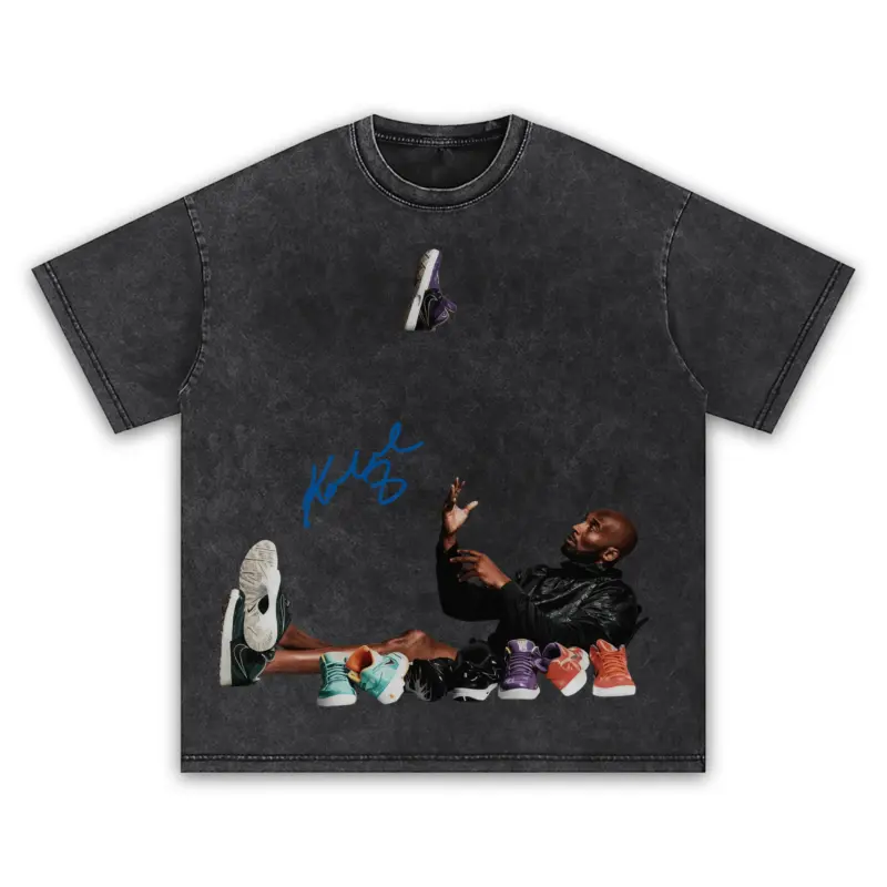 Retro Royal x Kobe Bryant 'Sneakers' Vintage Acid Wash Tee