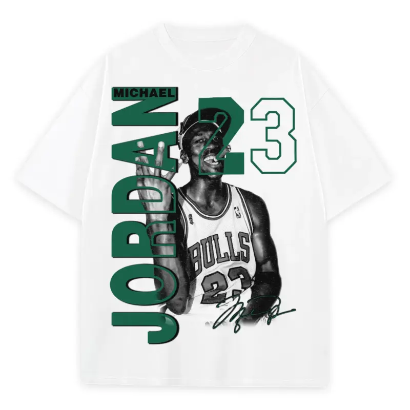 Pine Green x Michael Jordan 'Trophy Cigar' Heavyweight Tee - White