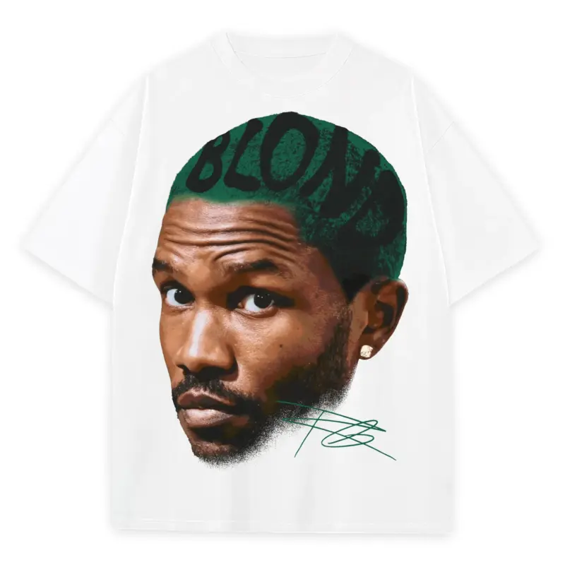 Pine Green x Frank Ocean 'Blond Hair' Heavyweight Tee - White