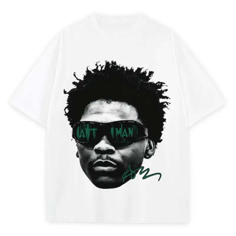 Pine Green x Anthony Edwards 'Ant Man' Heavyweight Tee - White