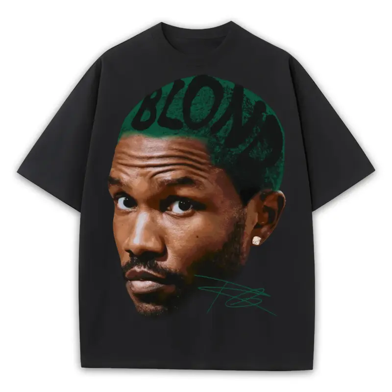 Pine Green x Frank Ocean 'Blond Hair' Heavyweight Tee - Black