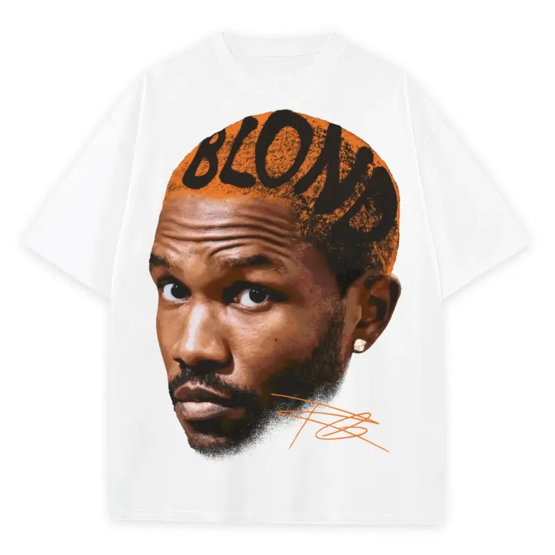 Starfish Orange x Frank Ocean 'Blond Hair' Heavyweight Tee - White