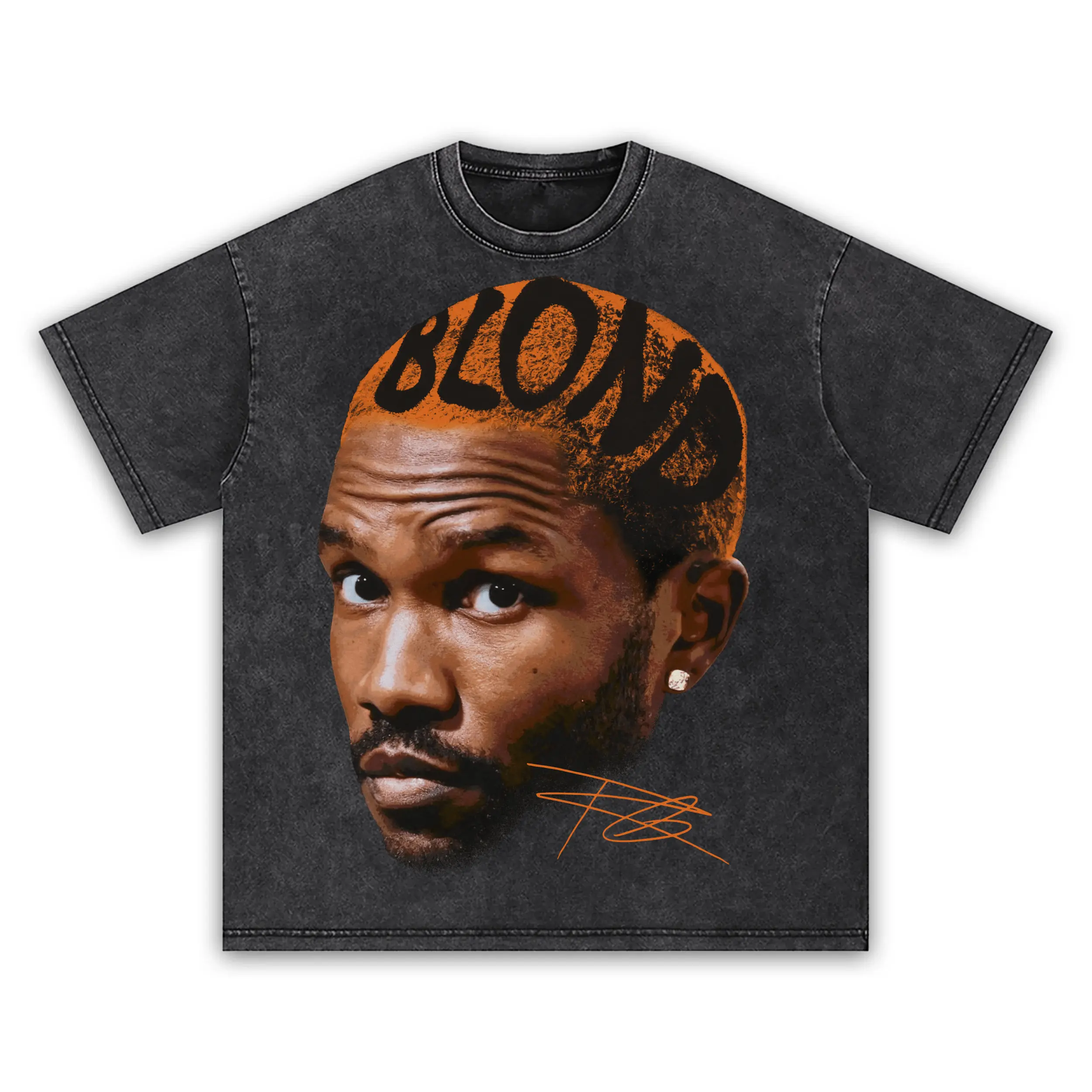 Starfish Orange x Frank Ocean 'Blond Hair' Vintage Acid Wash Tee