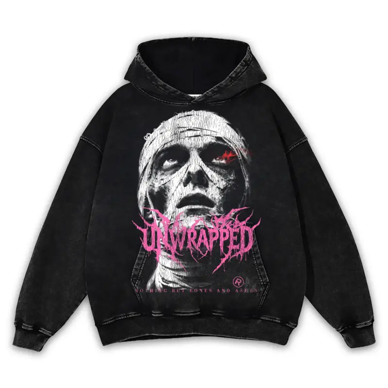 Unwrapped A (Lab Remix) — Vintage Acid Wash Hoodie