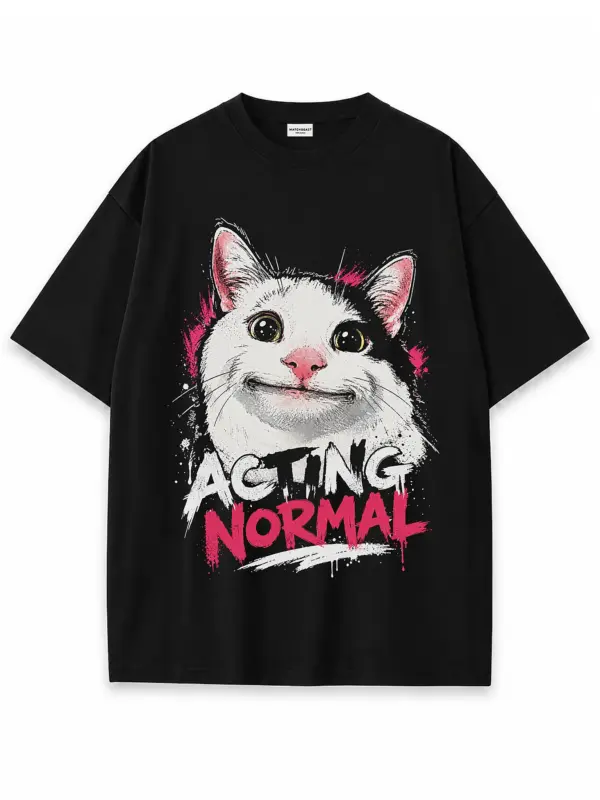 Acting normal oversize tee 2 black.webp