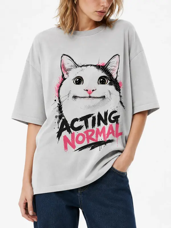 Acting normal oversize tee details 1.webp