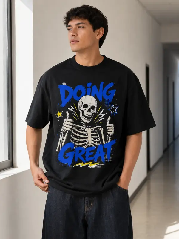 Doing great oversize tee model 1.webp
