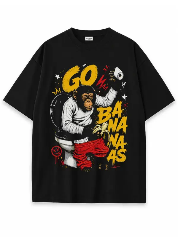 Go bananas oversize tee 2 black.webp