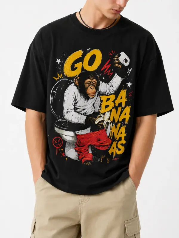Go bananas oversize tee details 2.webp