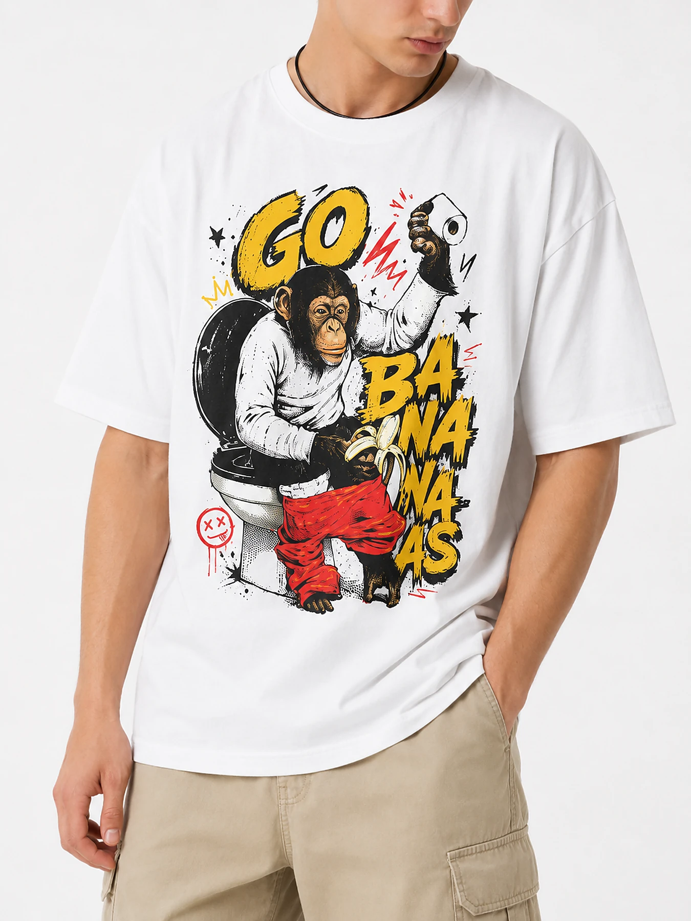 Go bananas oversize tee details 5.webp