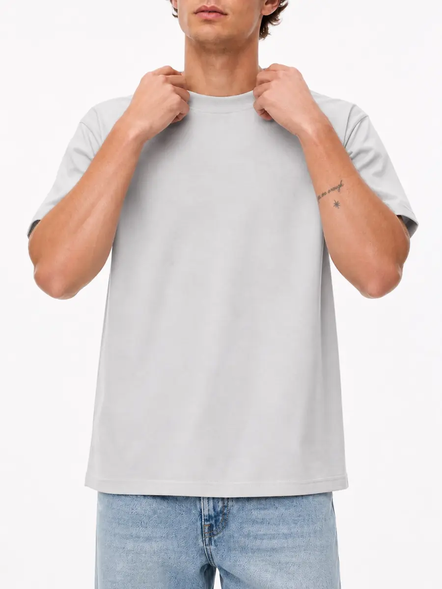 Heavyweight combed cotton oversized streetwear blank t shirt 03.webp