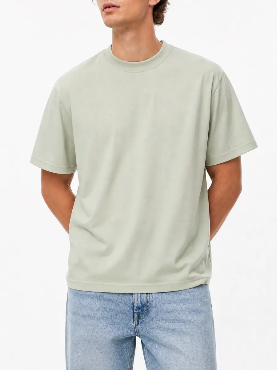 Heavyweight combed cotton oversized streetwear blank t shirt 05.webp