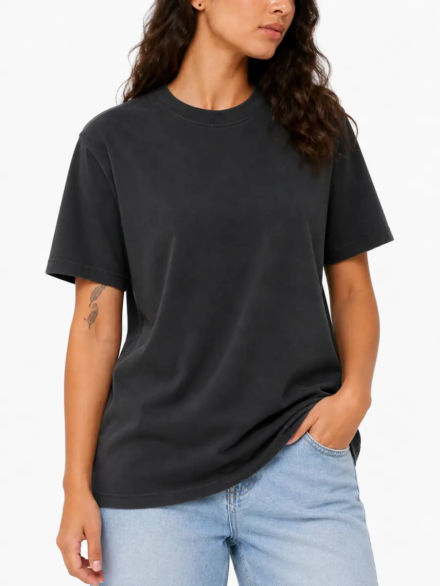 Heavyweight combed cotton oversized streetwear blank t shirt 07.webp