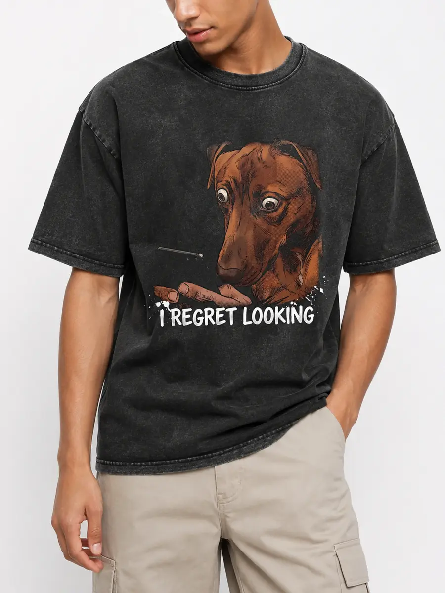 I regret looking premium combed cotton loose fit t shirt details 3.webp