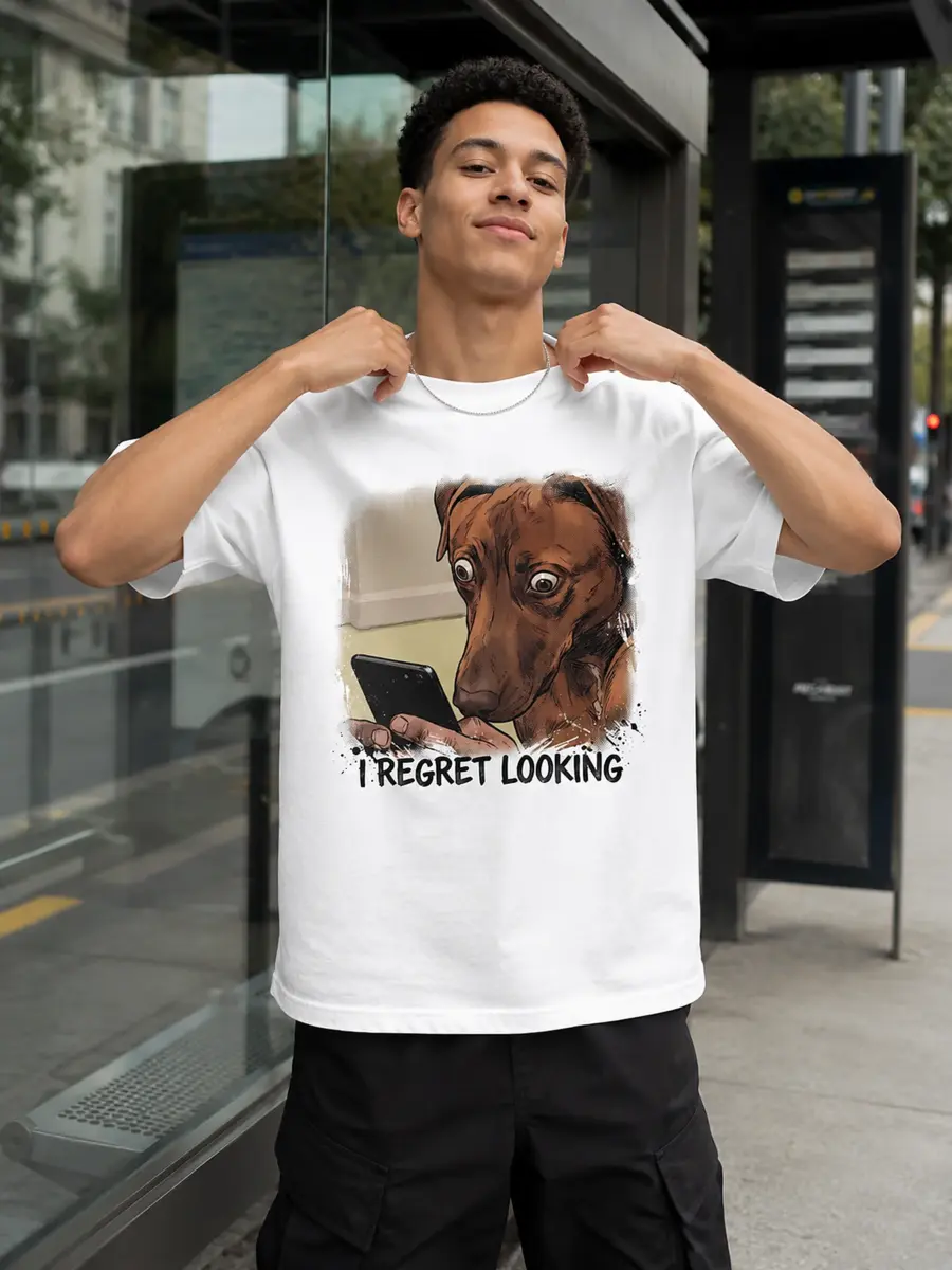 I regret looking premium combed cotton loose fit t shirt details 4.webp