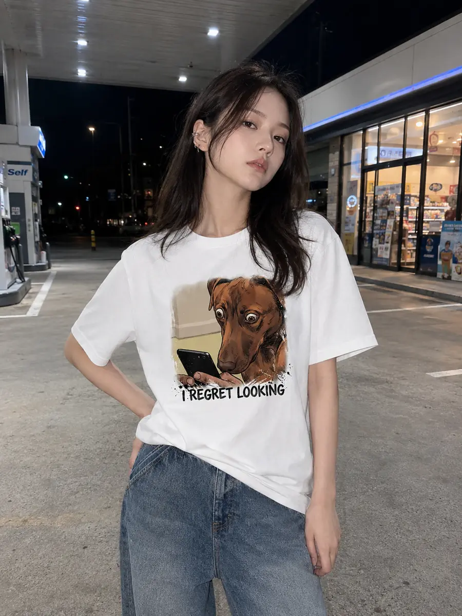 I regret looking premium combed cotton loose fit t shirt details 8.webp