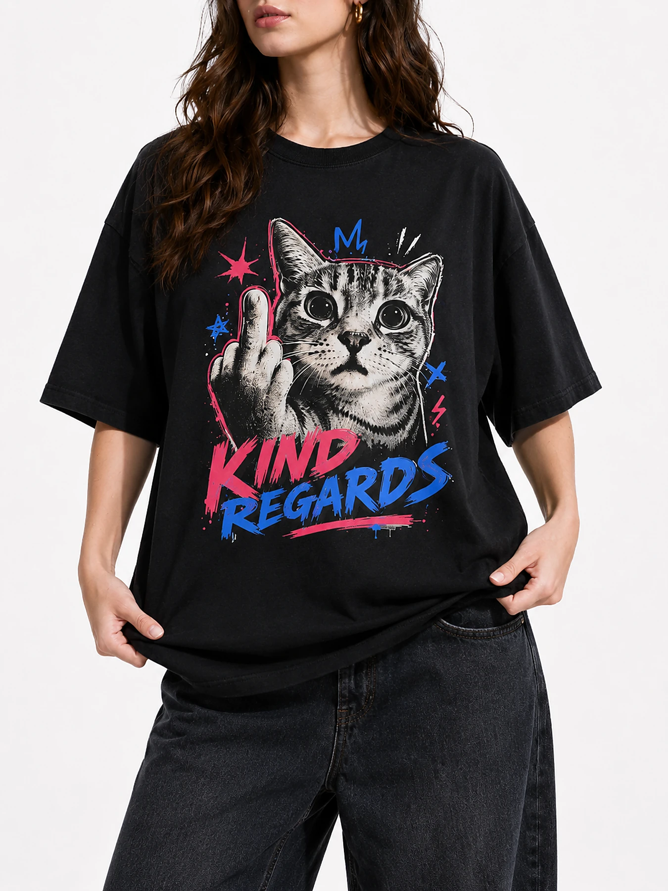 Kind regards oversize tee details 2.webp