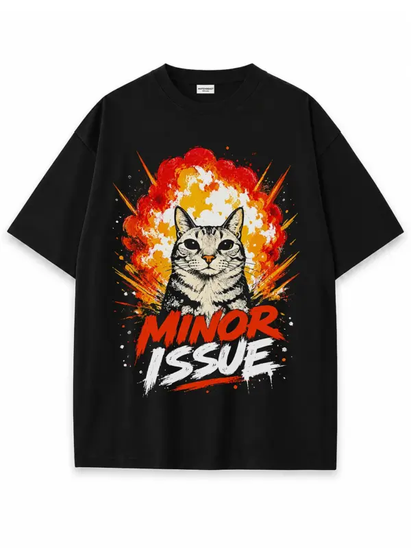 Minor issue oversize tee 2 black.webp