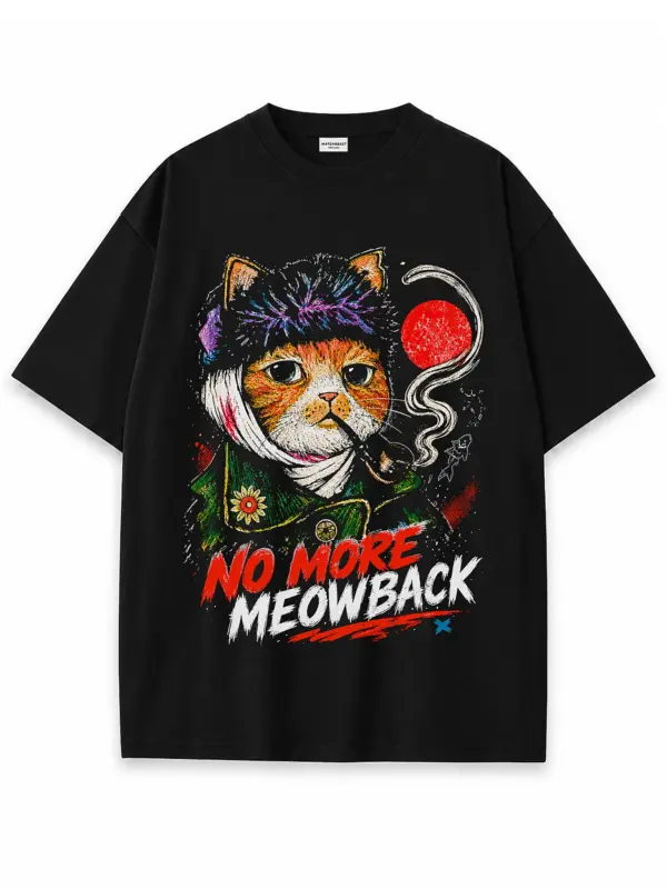 No more meowback oversize tee 2 black.webp